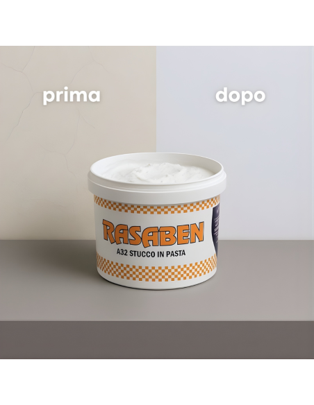 Stucco Pronto In Pasta Riempitivo Bianco Per Rifinitura Muri Italia ColorPaint - foto 4