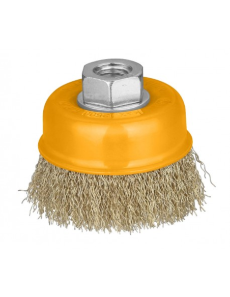 Spazzola A Tazza Con Filo Ondulato Per Elettroutensili Professionali