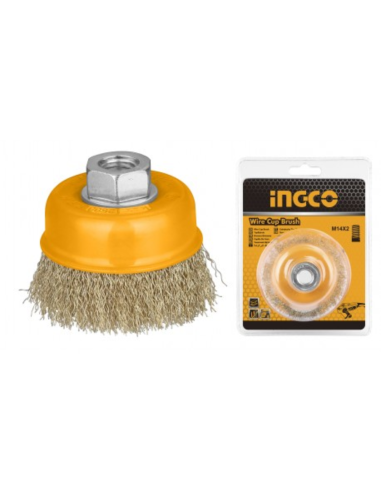 Spazzola A Tazza Con Filo Ondulato Per Elettroutensili Professionali