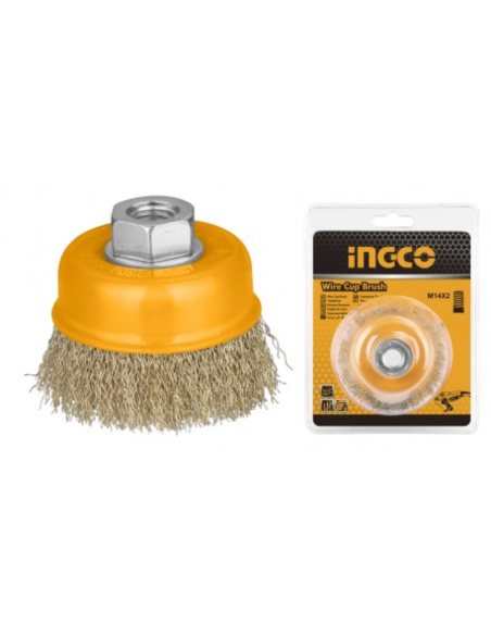 Spazzola A Tazza Con Filo Ondulato Per Elettroutensili Professionali