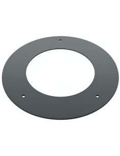 Rosone Finitura Arredo Alluminio Canale Fumo Stufa Pellet Abbellimento Parete 2