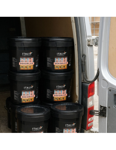 Dekorlux Bucciato Plastico Lucido Rivestimento Superbianco Per Interni Italia ColorPaint - foto 4
