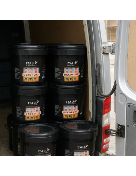 Dekorlux Bucciato Plastico Lucido Rivestimento Superbianco Per Interni Italia ColorPaint - foto 4