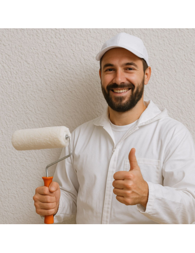 Dekorlux Bucciato Plastico Lucido Rivestimento Superbianco Per Interni Italia ColorPaint - foto 5