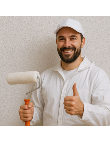 Dekorlux Bucciato Plastico Lucido Rivestimento Superbianco Per Interni Italia ColorPaint - foto 5