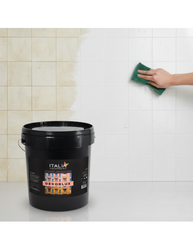 Dekorlux Bucciato Plastico Lucido Rivestimento Superbianco Per Interni Italia ColorPaint - foto 6