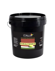 Pittura Acrilica Duraltennis Per Campi Sportivi Colore Rosso - Italia ColorPaint