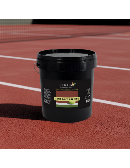 Pittura Acrilica Duraltennis Per Campi Sportivi Colore Rosso Italia ColorPaint - foto 5
