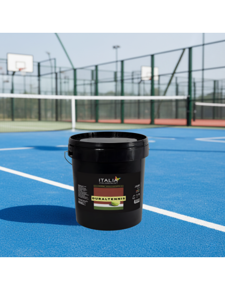 Pittura Acrilica Duraltennis Per Campi Sportivi Colore Blu