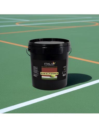 Pittura Acrilica Duraltennis Per Campi Sportivi Colore Verde