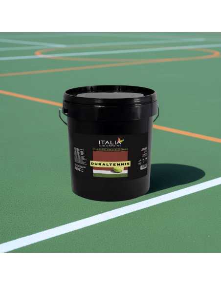 Pittura Acrilica Duraltennis Per Campi Sportivi Colore Verde