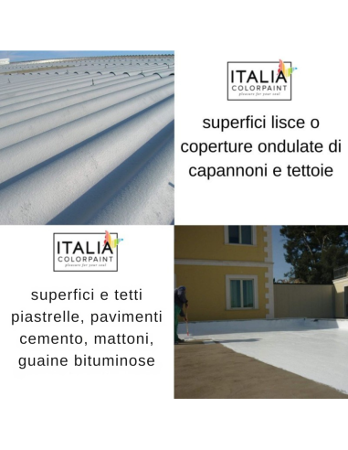 Guaina Elastica Protettiva Impermeabile Per Terrazze Colore Bianco Italia ColorPaint - foto 5