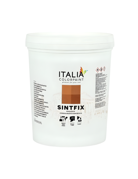 Primer Sintfix Fissativo Consolidante Sintetico Per Pareti Trasparente - Italia ColorPaint