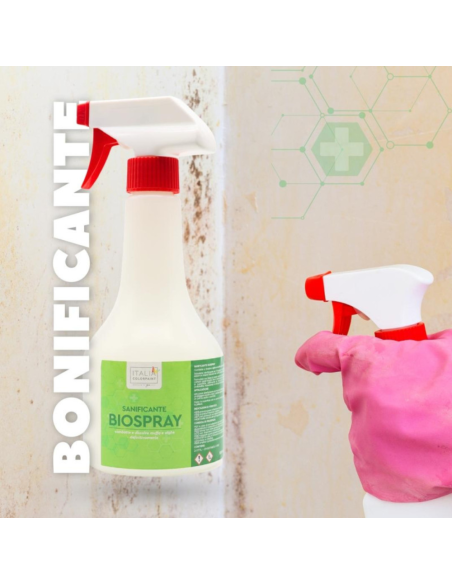 Biospray Soluzione Bonificante Antimuffa E Antialga Per Pareti Interne Ed Esterne Italia ColorPaint - foto 3