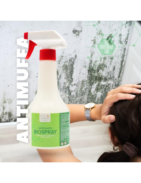 Biospray Soluzione Bonificante Antimuffa E Antialga Per Pareti Interne Ed Esterne Italia ColorPaint - foto 5