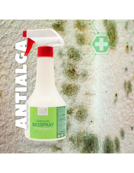 Biospray Soluzione Bonificante Antimuffa E Antialga Per Pareti Interne Ed Esterne