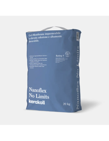 Nanoflex No Limits Gel-Membrana Impermeabile Altamente Lavorabile Sacco 20 Kg