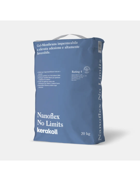 Nanoflex No Limits Gel-Membrana Impermeabile Altamente Lavorabile Sacco 20 Kg