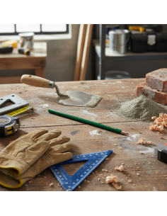 Matita Mina Dura Verde 300 mm Per Carpentiere E Muratore 2