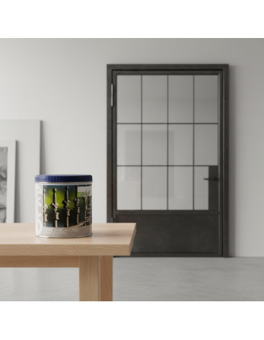 Ecolux Smalto Ferromicaceo Antichizzante Acrilico Grigio Scuro 8010