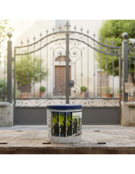 Ecolux Smalto Ferromicaceo Antichizzante Acrilico Grigio Medio 8011