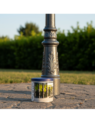 Ecolux Smalto Ferromicaceo Antichizzante Acrilico Grigio Medio 8011