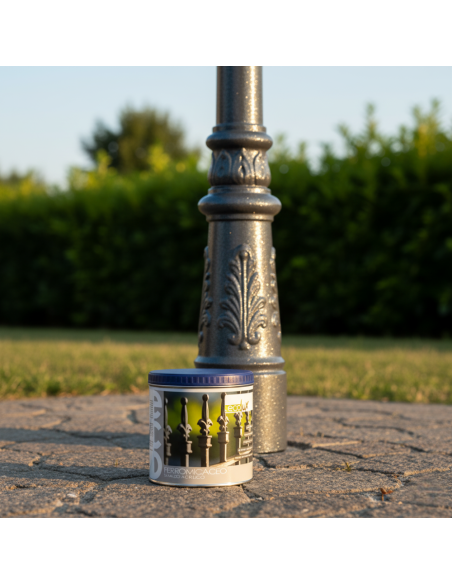 Ecolux Smalto Ferromicaceo Antichizzante Acrilico Grigio Medio 8011