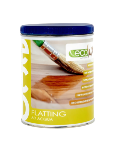 Ecolux Flatting Ad Acqua Vernice Legno Lucida Trasparente