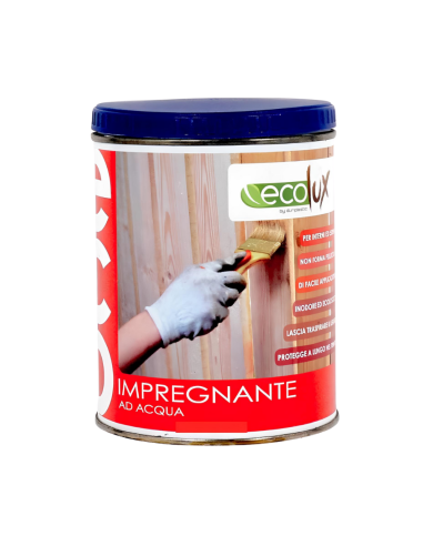Impregnante Fondo Protettivo Acrilico Pigmentato Bianco Per Legno Ecolux - DURIPLASTIC
