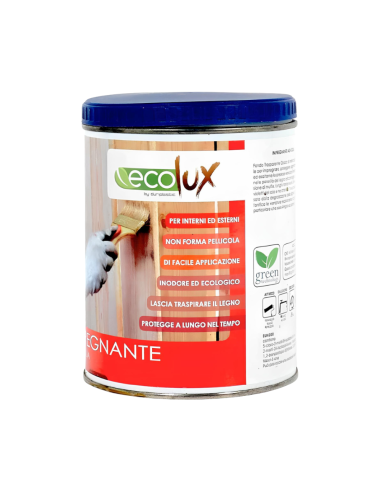 Impregnante Fondo Protettivo Acrilico Pigmentato Bianco Per Legno Ecolux DURIPLASTIC - foto 4