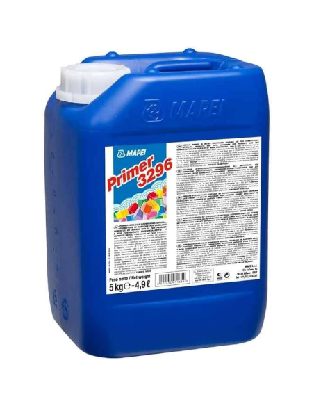 Primer Acrilico ad Acqua 3296 5 kg Pennellessa Tripla 60 mm Setola Bionda