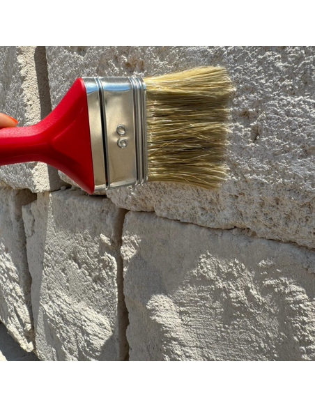 Primer Acrilico ad Acqua 3296 5 kg Pennellessa Tripla 60 mm Setola Bionda