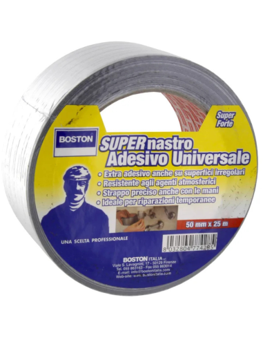 Nastro Adesivo Americano Impermeabile Per Riparazioni E Fasciature 50 mm x 25 m