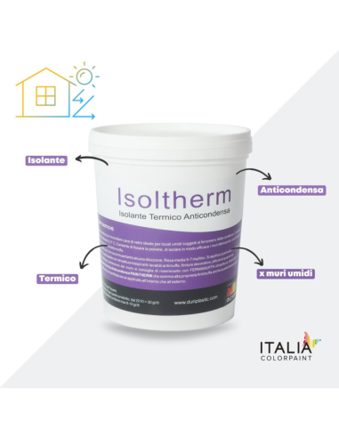 Ciclo Isolamento Termico Muri Isoltherm Fissativo Bioattiva Paintherm per mq 15
