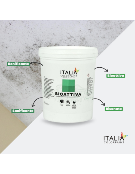 Trattamento Isolante Muri Isoltherm Fissativo Bioattiva Paintherm per mq 50