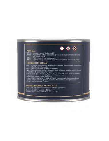 Ferroplus Gel Smalto Antiruggine Grigio Grafite Per Ferro E Metallo 750 ml
