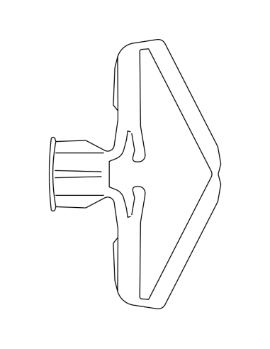 Tassello Per Cartongesso E Isolamento Per Pareti Vuote 100 Pezzi
