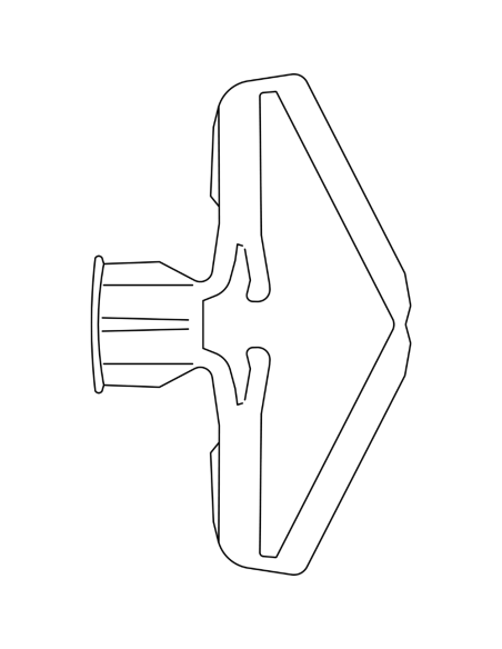 Tassello Per Cartongesso E Isolamento Per Pareti Vuote 100 Pezzi