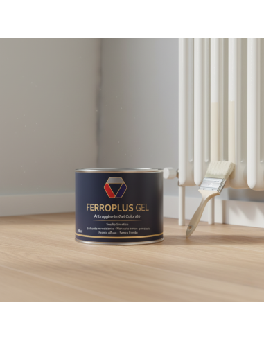 Kit 3 Pezzi Ferroplus Gel Smalto Antiruggine Biancoperla 750 ml