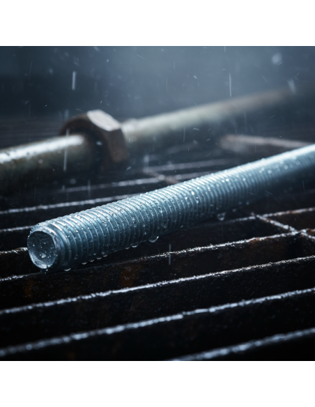 Barra Filettata In Acciaio 1 Metro Din 976-1 Per Applicazioni Industriali