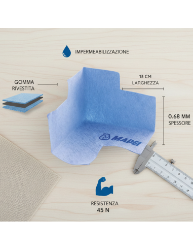 Angolare Impermeabilizzazione Mapeband Easy 90 Gradi Pezzi 1