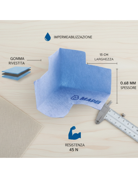 Angolare Impermeabilizzazione Mapeband Easy 90 Gradi Pezzi 1