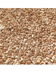 Pavimento Drenante Fai Da Te Ciottoli In Marmo e Resina Rosa Corallo 15,750 kg