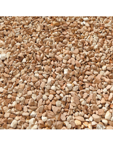 Pavimento Drenante Fai Da Te Ciottoli In Marmo e Resina Rosa Corallo 15,750 kg