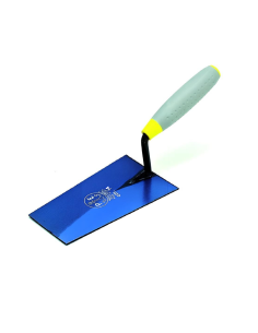 Cazzuola Ancora A Punta Quadra 14 cm Con Manico In Gomma