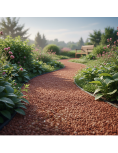 Pavimento Drenante Fai Da Te Ciottoli In Marmo e Resina Breccia Pernice 15,750 kg 2