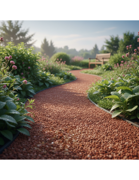 Pavimento Drenante Fai Da Te Ciottoli In Marmo e Resina Breccia Pernice 15,750 kg