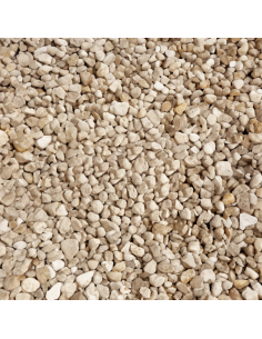 Pavimento Drenante Fai Da Te Ciottoli In Marmo e Resina Botticino 15,750 kg