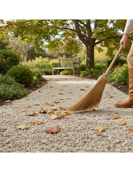 Pavimento Drenante Fai Da Te Ciottoli In Marmo e Resina Botticino 15,750 kg