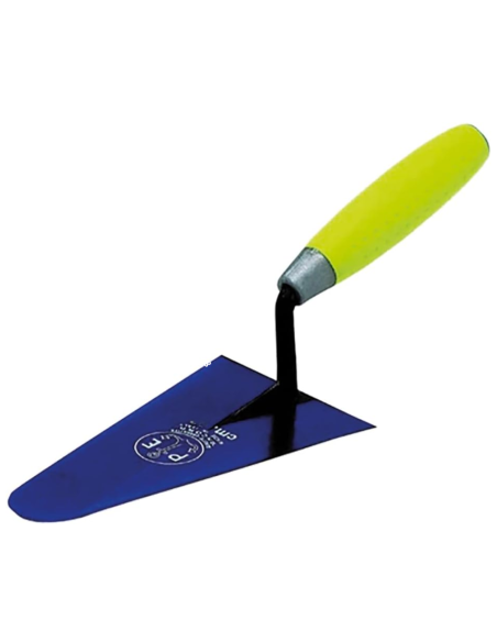 Cazzuola Ancora A Punta Tonda 14 cm Con Manico In Gomma